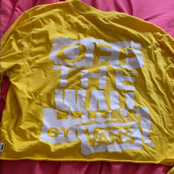 Yellow vans crop top - Picture 2 of 3